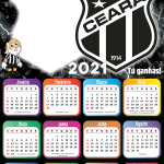 Moldura Calendário 2021 Ceará