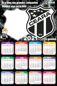 Moldura Calendário 2021 Ceará