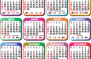 Grade Calendário 2022 Grátis PNG para Baixar