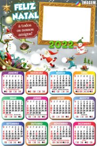 Calendário 2022 Moldura Feliz Natal My Little Pony PNG - Imagem Legal