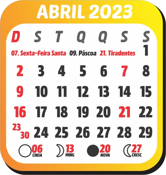 Lista 95 Foto Calendario Mes De Abril 2023 Para Imprimir Alta