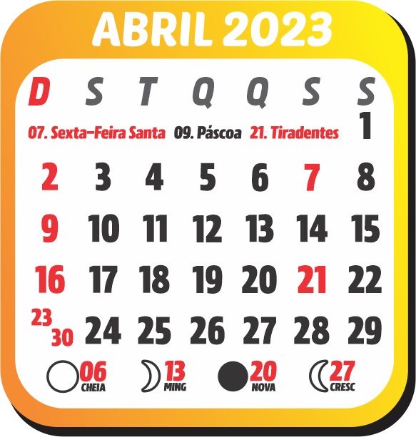 Lista 95 Foto Calendario Mes De Abril 2023 Para Imprimir Alta