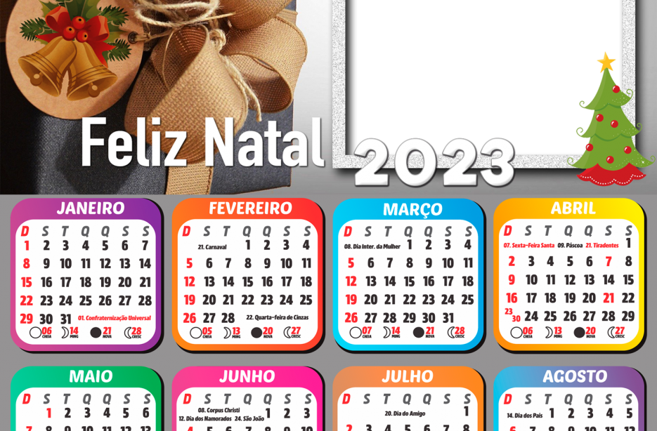 Calendário Natal 2023  Facicolor Encadernadora de Álbuns e Impressão