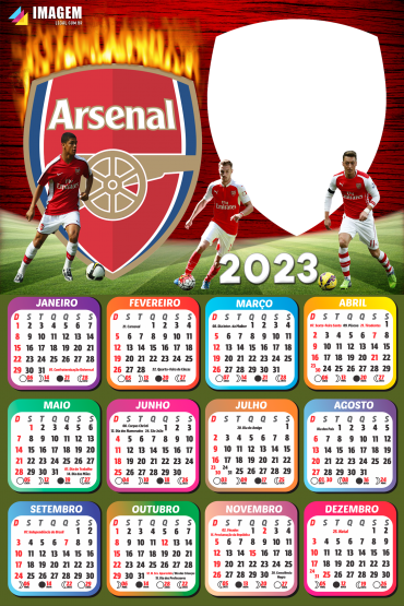 Arsenal 2023 Official Calendar