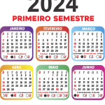 Calendário 2024 Luluca PNG Colagem de Foto - Imagem Legal