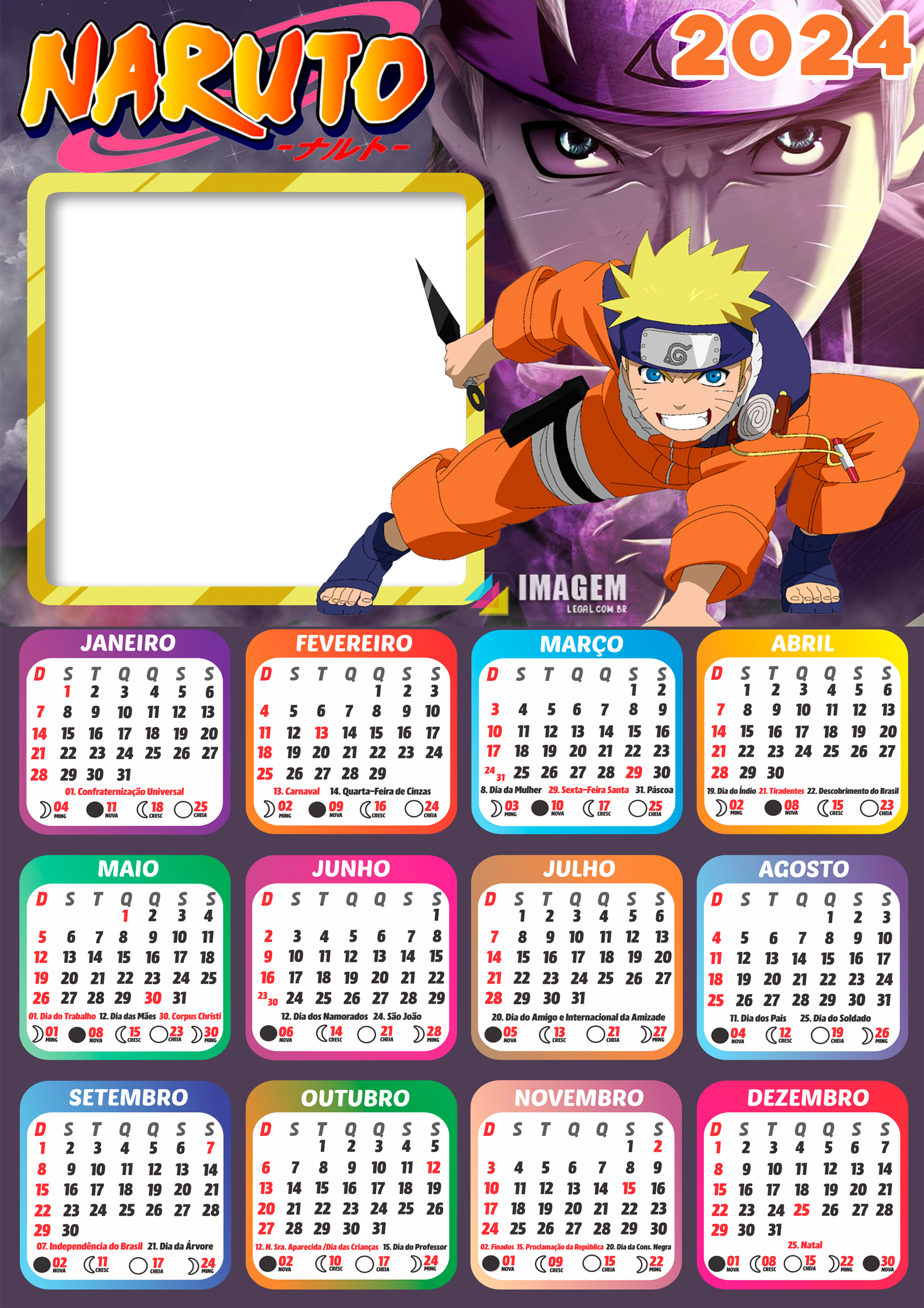 Naruto - Group 2024 - Calendário