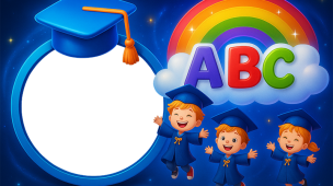 Formatura ABC 2025 para Meninos Moldura